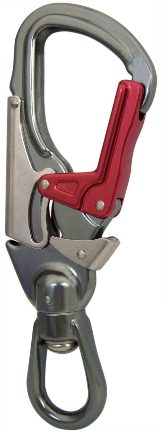 Triple Action Swivel Snaphook  - Aluminium - 27kN