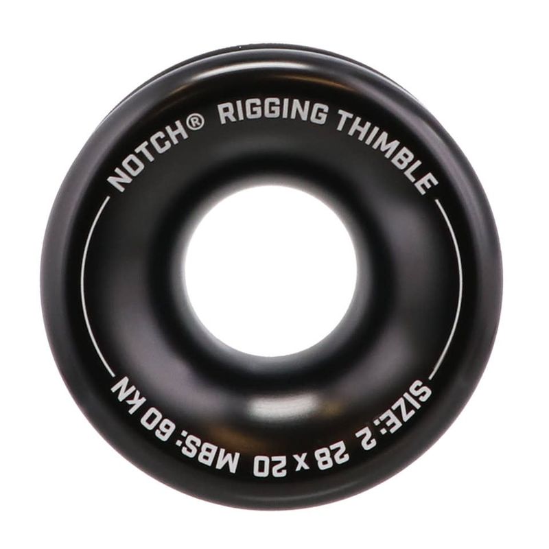 Notch Hard Coated Rigging Thimble Size 2 (28mm x 20mm)