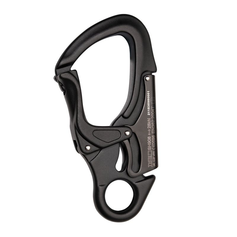 Double-action Snaphook - Aluminium - All Black -  28kN