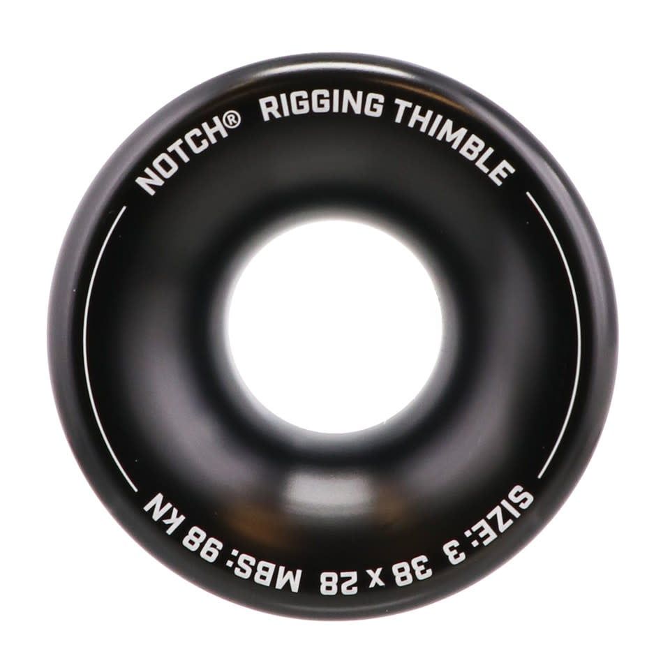 Notch Hard Coated Rigging Thimble Size 3 (38mm x 28mm)