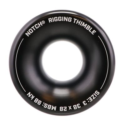 Notch Hard Coated Rigging Thimble Size 3 (38mm x 28mm)