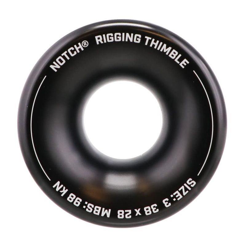 Notch Hard Coated Rigging Thimble Size 3 (38mm x 28mm)