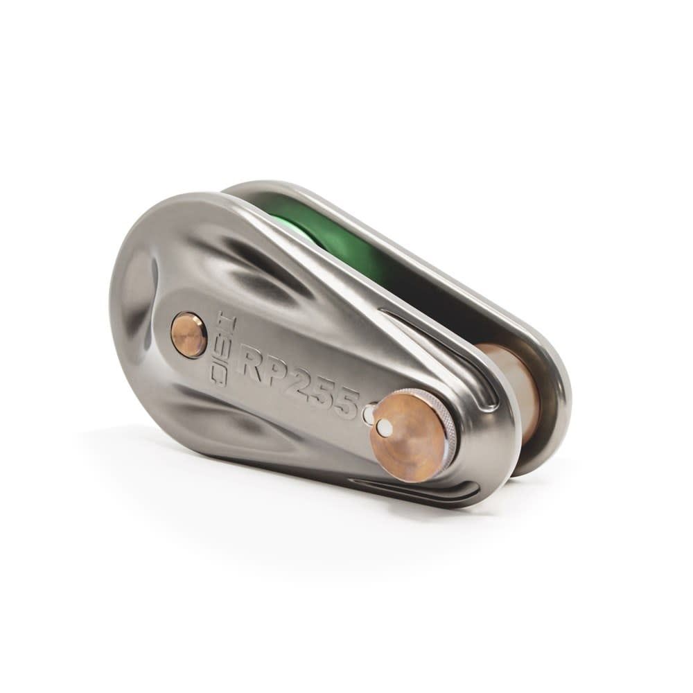 Medium Rigging Pulley for up to 20mm Rope - 300kN - Grey with Green Wheel