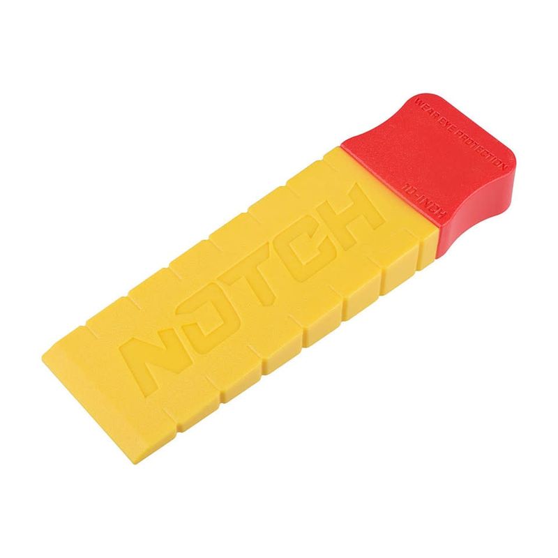 Notch 10&quot; Felling Wedge - Yellow and Red