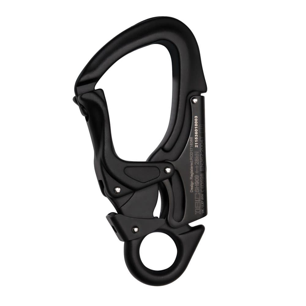 Triple-action Snaphook - Aluminium - All Black - 28kN