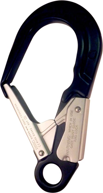 Scaffold Hook - Locking Nose - Aluminium - Black - 35kN