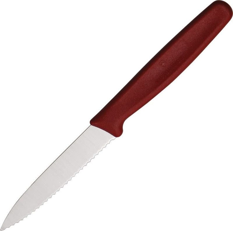 Victorinox Paring Knife Red Serrated