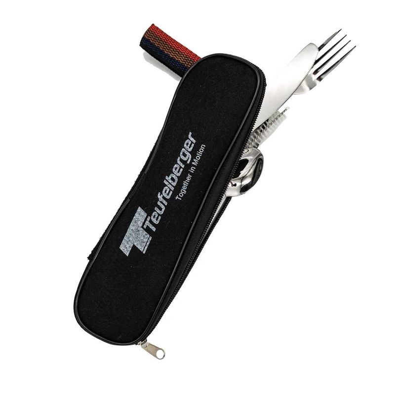 AMBASSADOR LINE Cutlery Set + bag (Spoons, Fork, Knife, Chopstick, Straw)