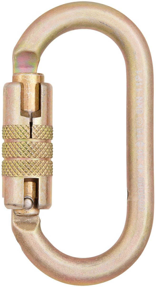 G SERIES OVAL STEEL KEYLOCK ANSI CARABINER