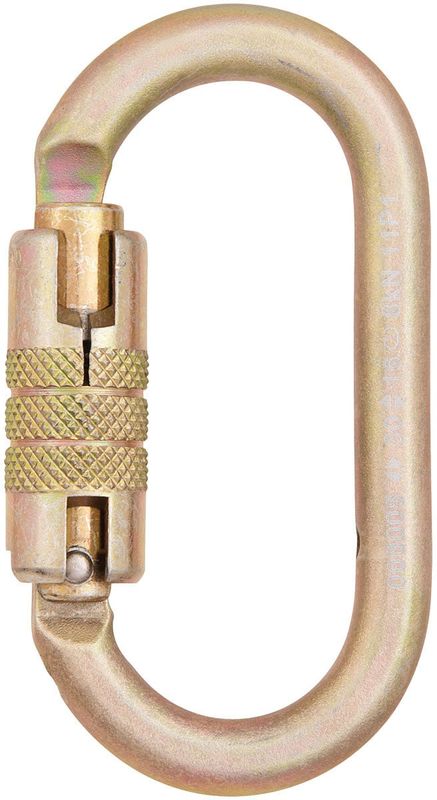G SERIES OVAL STEEL KEYLOCK ANSI CARABINER