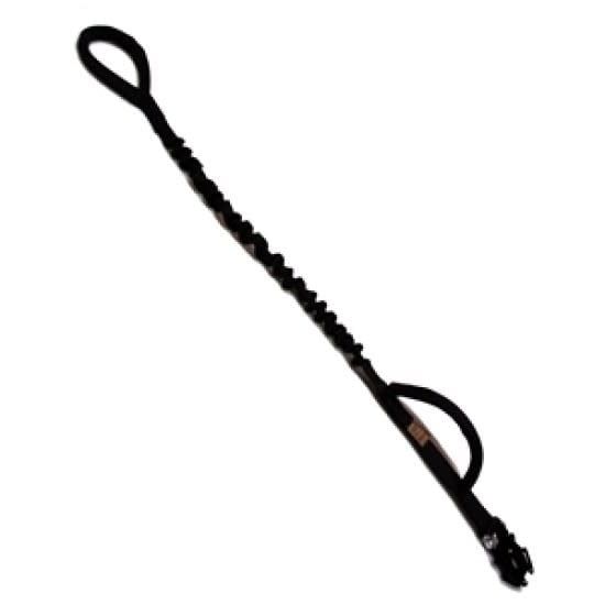 572DL-L QUICK DISCONNECT FROG CANINE LEASH LONG BLACK