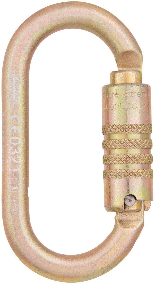 G SERIES OVAL THREE STAGE LOCK ANSI CARABINER