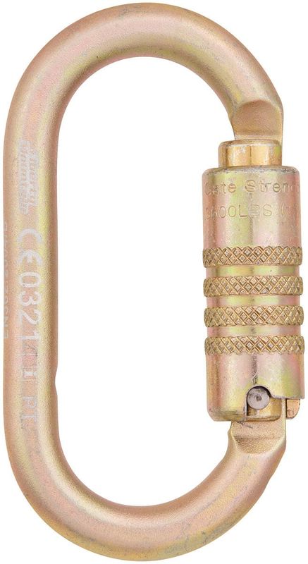 G SERIES OVAL THREE STAGE LOCK ANSI CARABINER