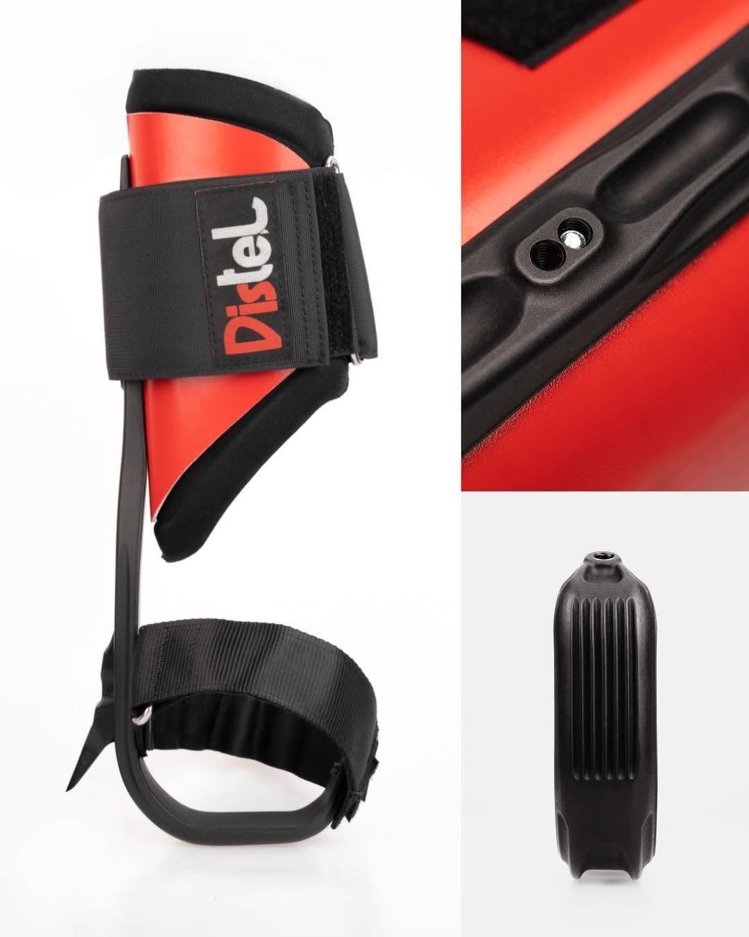 Distel-Alu 3, Pad Plus, Velcro-Strap, Short Gaff