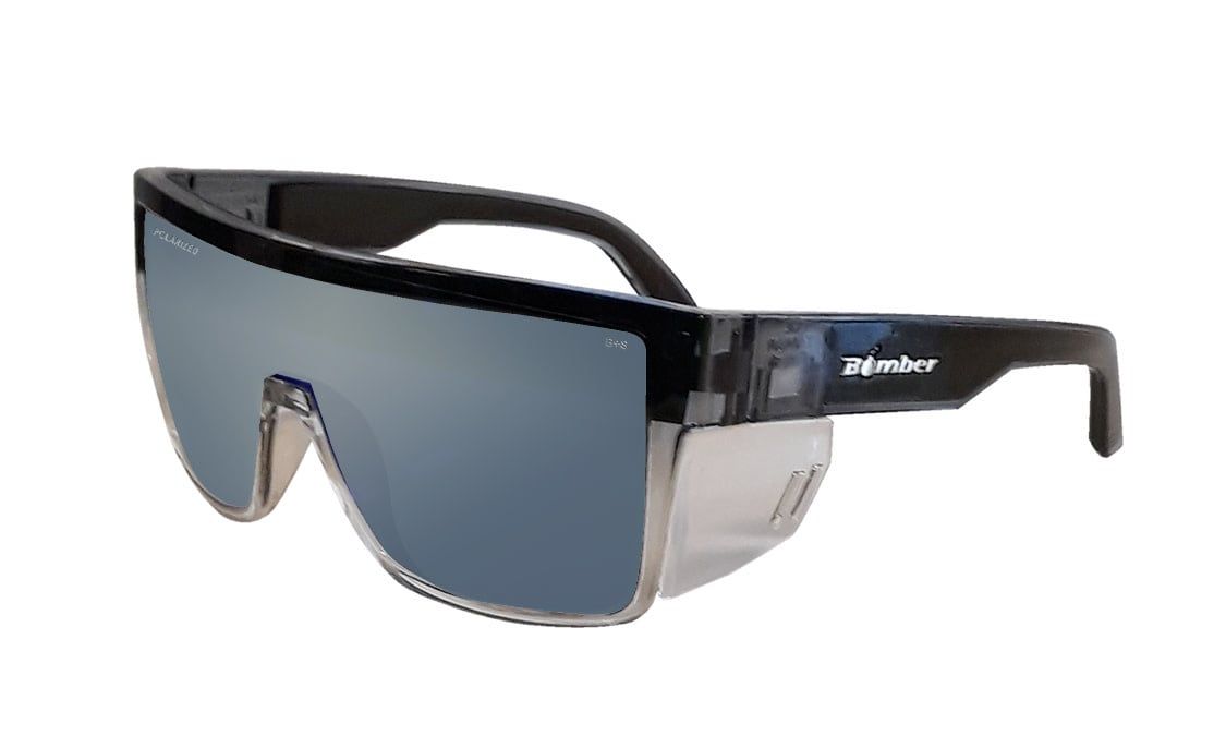 BUZZBOMB CRYSTAL FRAME, Style: SILVER MIRROR PC SAFETY LENS