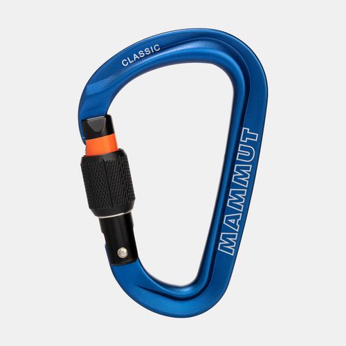 Classic HMS Screwgate Carabiner, Color: Blue