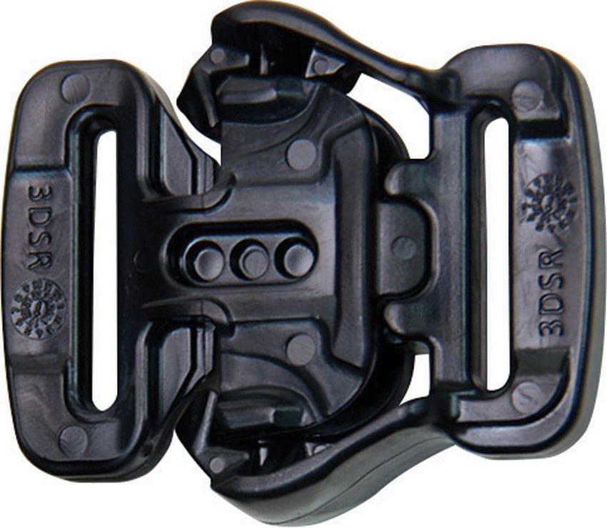 3DSR Tactical Buckle 1&quot;, Color: Black