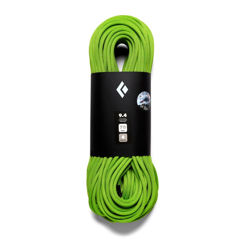9.4 DRY ROPE HONNOLD EDTN 70 M Green-Yellow