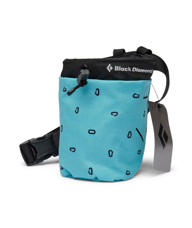 Black Diamond Gym Chalkbag Carabiner Print