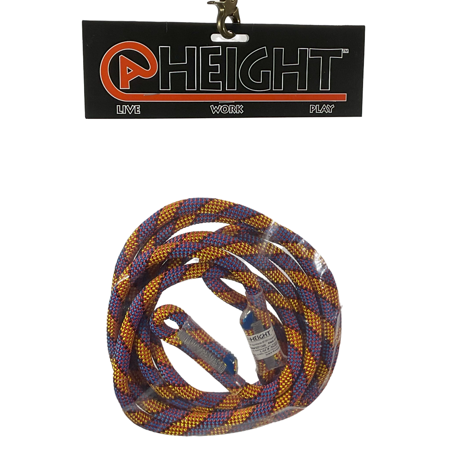 Kernmaster Blue Tongue Lanyard 2 Sewn Eyes