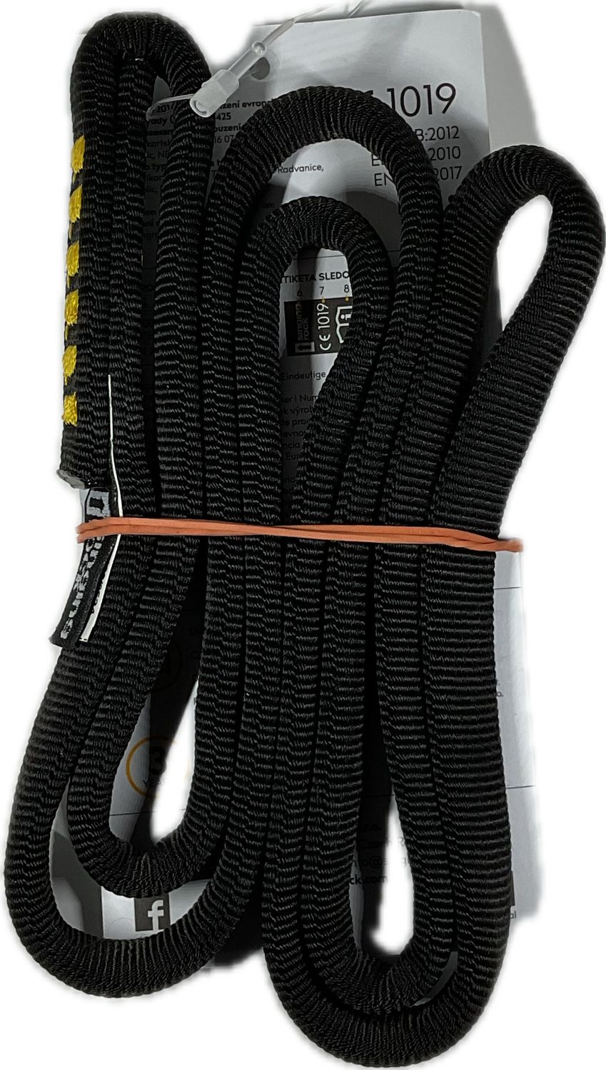 SINGING ROCK 14MM OPEN SLING, Length: 60CM/24&quot; YELLOW