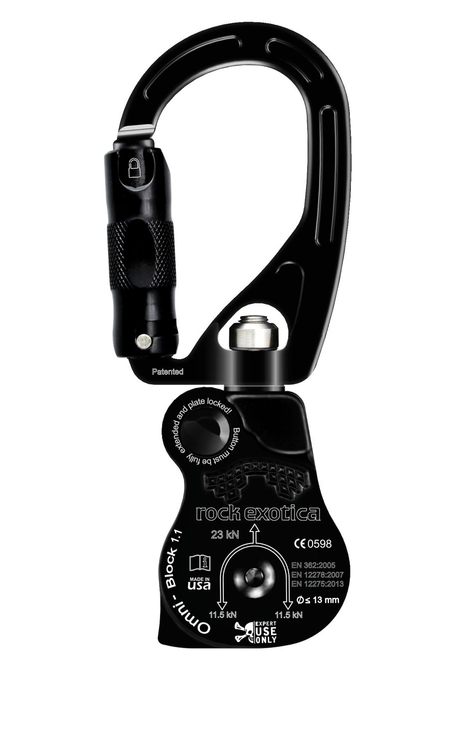 Omni SwivaBiner OVAL Single Sheave