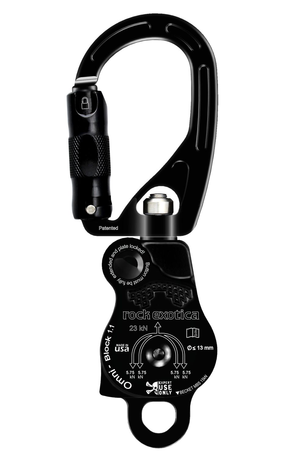 Omni SwivaBiner OVAL Double Sheave