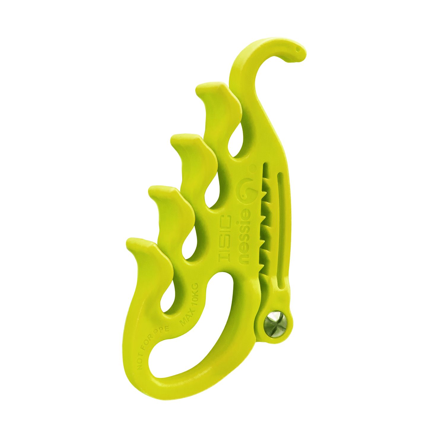NESSIE LANYARD MANAGEMENT CLIP, Color: Lime Green
