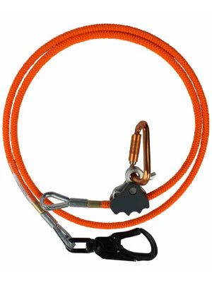5/8" - Removable Better Grab Arborist Flip Line Kit w/ Aluminum Swivel Eye, Length: 8'