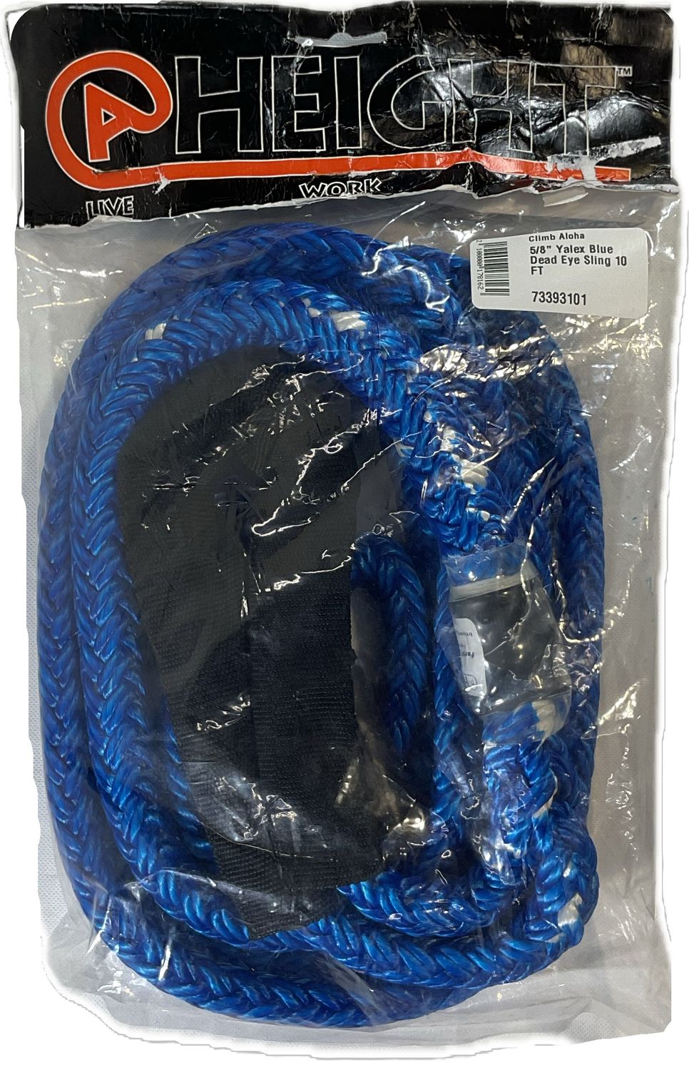 5/8" Yalex Blue Dead Eye Sling, Length: 10 FT