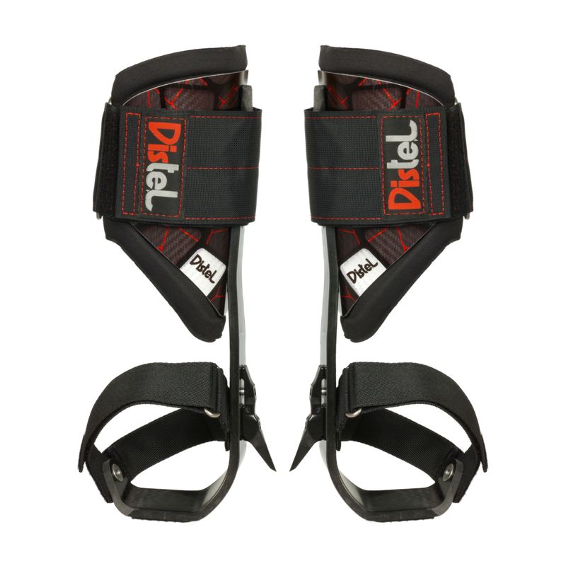 Distel-Carbon 3.1, Pad Plus, Velcro-Strap, Short Gaff