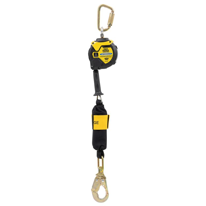 10ft Max Patrol Self-Retracting Lifeline, Leading Edge Capability