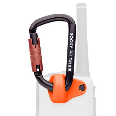 Corrosion Resistant Carabiner Attachment Hi-Vis Orange