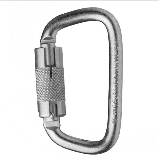 3/4in Gate Opening Aluminum Self-Locking Carabiner, 3600lb Gate