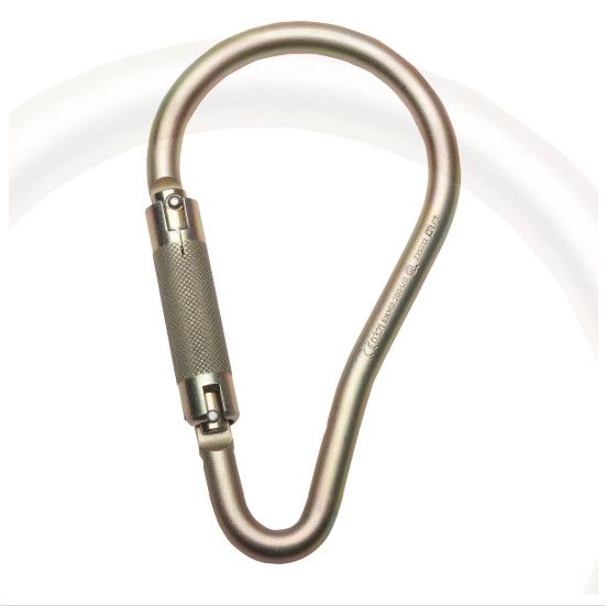 2in Gate Opening Steel Self-Locking Carabiner, 3600lb Gate