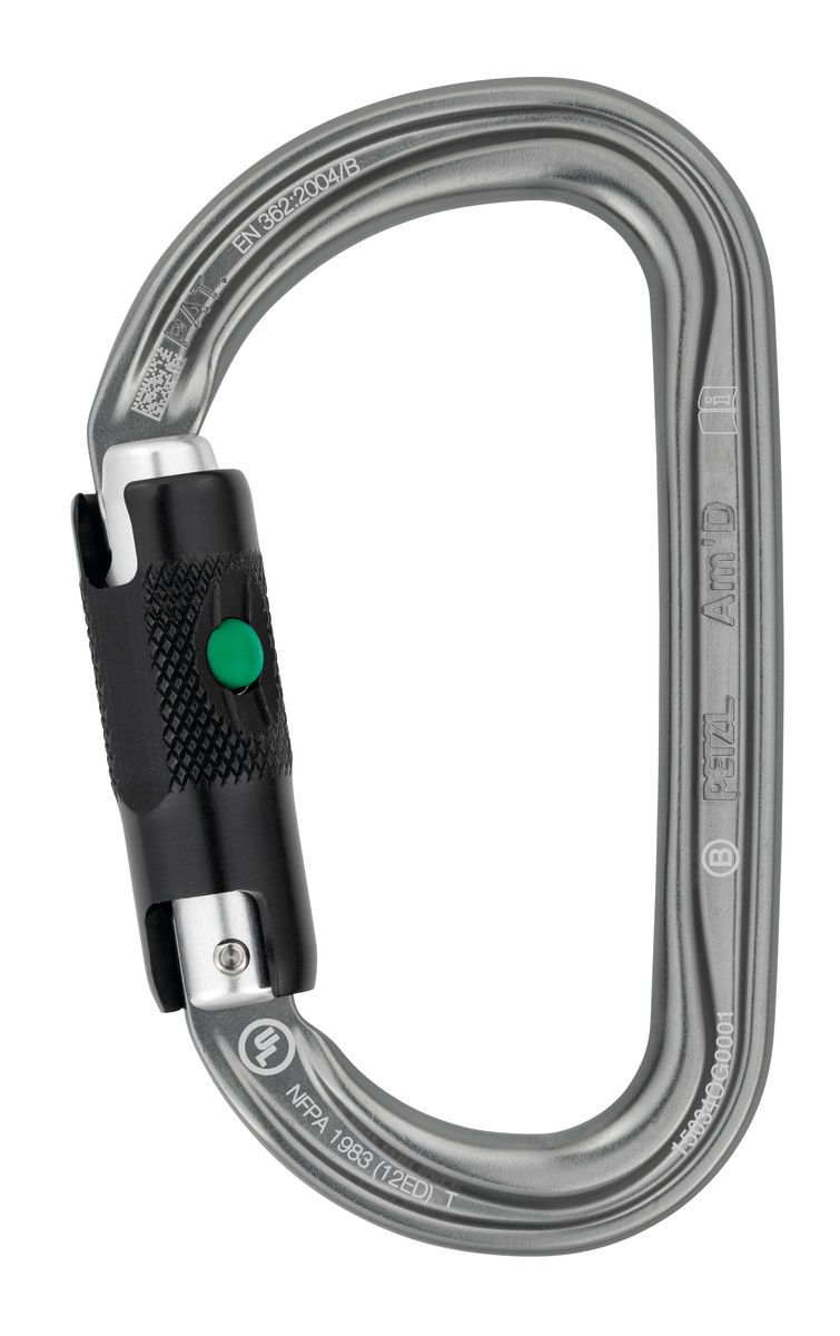 AM'D CARABINER BALL-LOCK, Color: GRAY