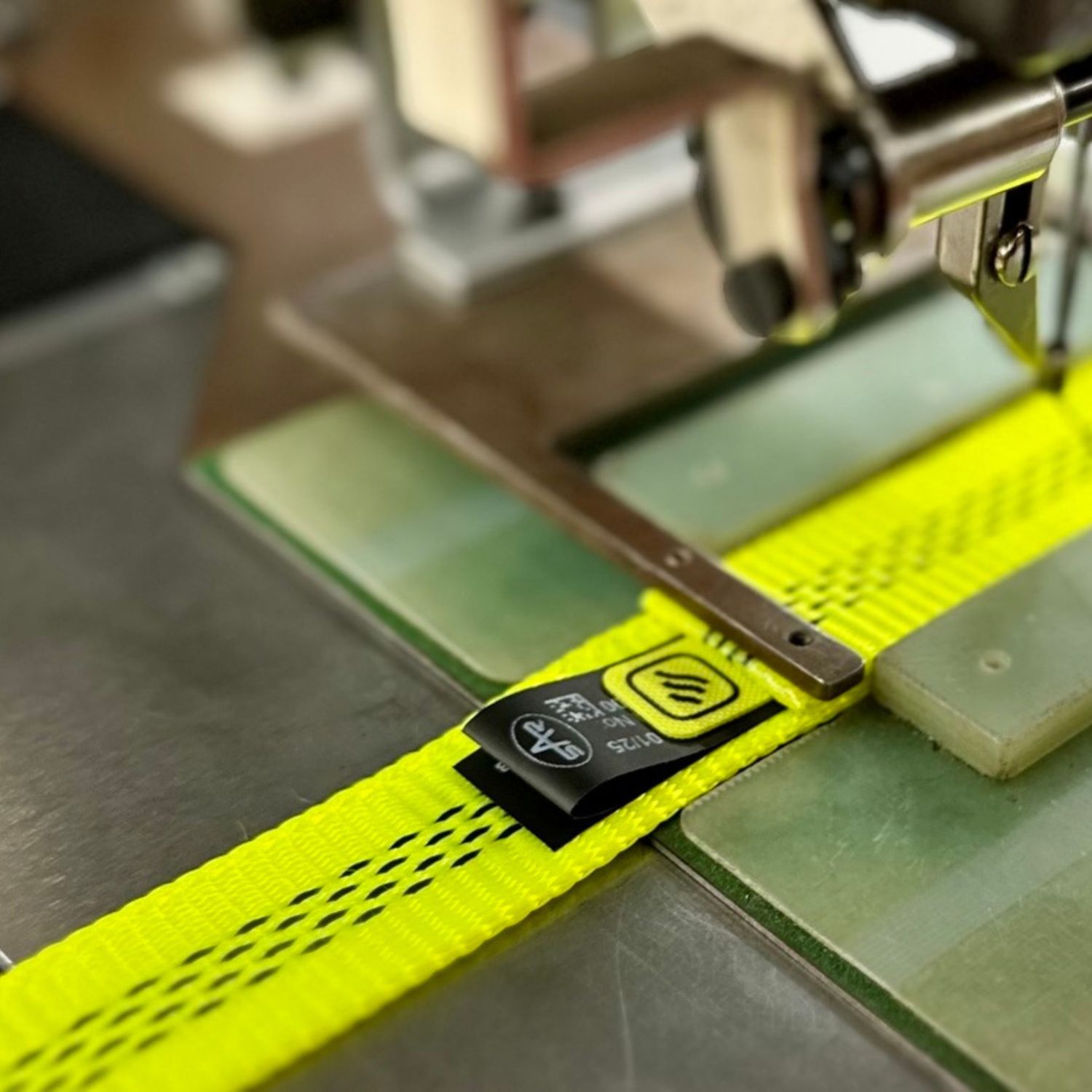 Sew-in Laminate NFC Tags Patented (50 Pack), Color: Lime