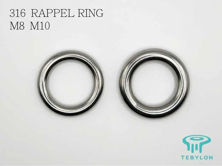 TEBYLON Rappel Ring M8, 316SS
