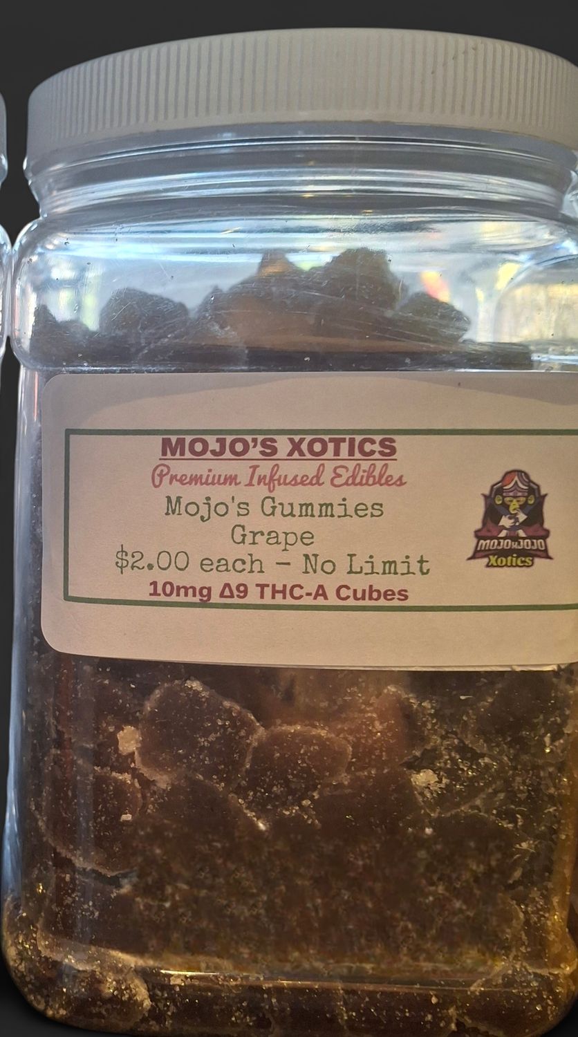 Mojos Gummies, flavors: Grape