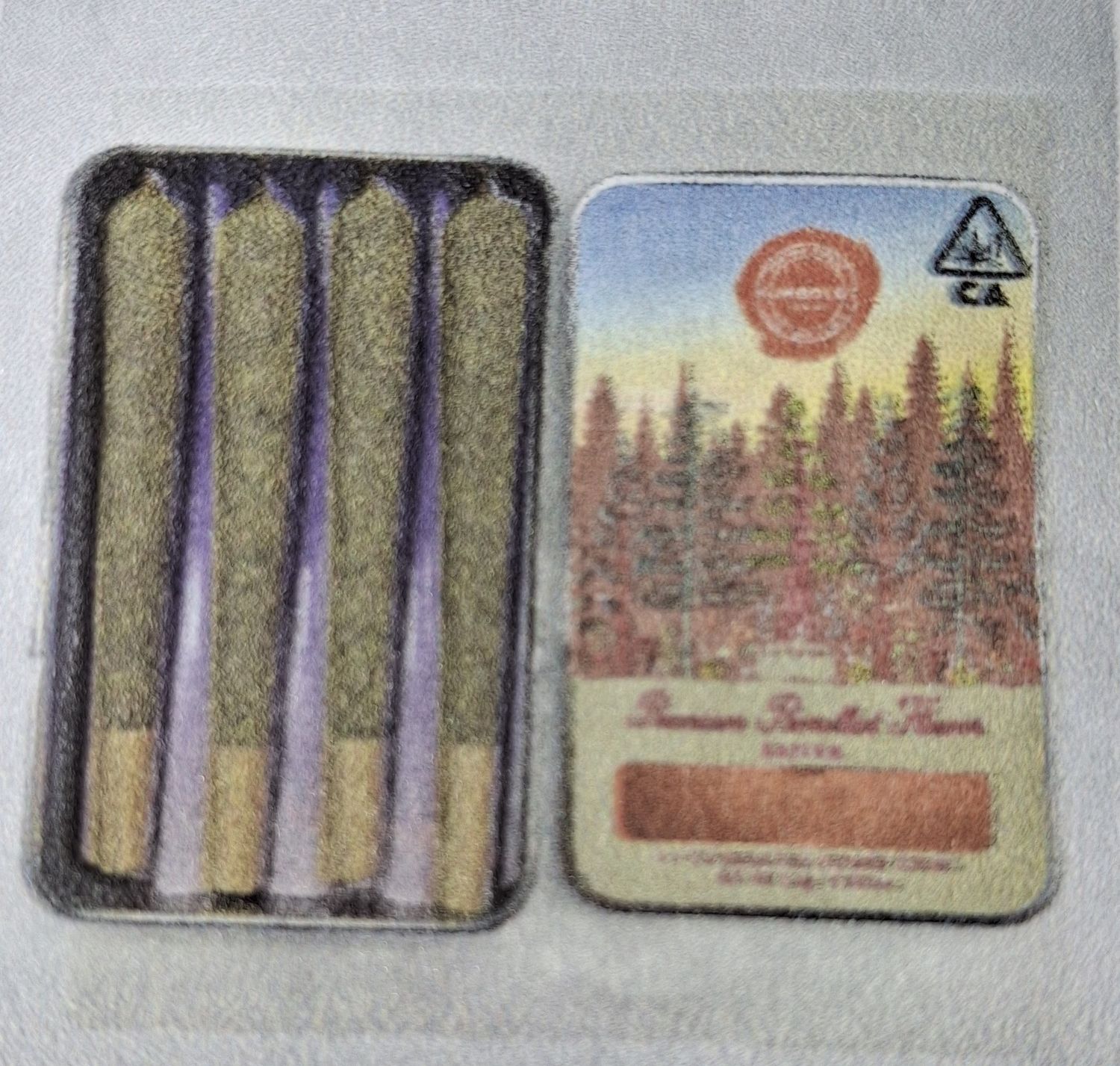 Humboldt Farms  4 Pack Prerolls, strain: Papaya Bomb Sativa
