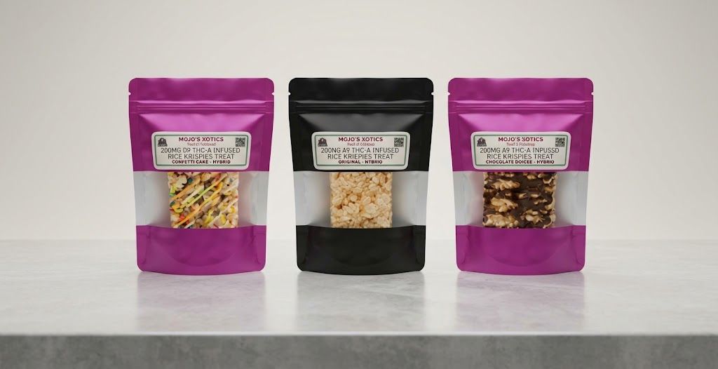 Mojo's Xotics Krispy Treats
