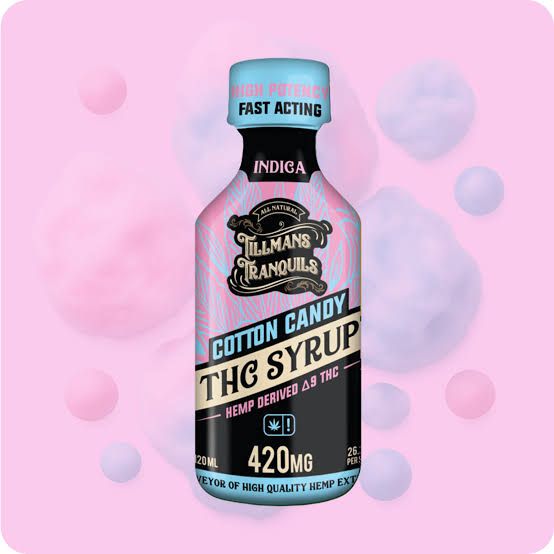 THC Syrup, flavor: Cotton Candy
