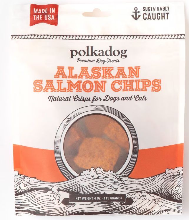 Polkadog Chips Dehydrated Dog &amp; Cat Treats, 2.75-oz bag