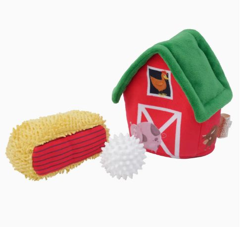 Territory Barn 3-in-1 Puzzle Fetch Dog Toy