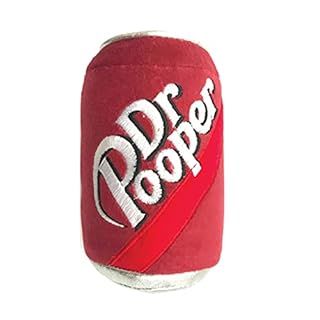 Lulubelles Power Plush | Dr. Pooper (Small) | Dog Toy with Squeaker | Funny Dog Gift | Fun, Durable, and Safe | Huxley &amp; Kent Squeaky Dog Toys (B084P21VYT)