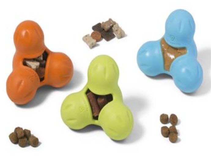 West Paw Zogoflex Tux Small 4  Dog Toy Tangerine