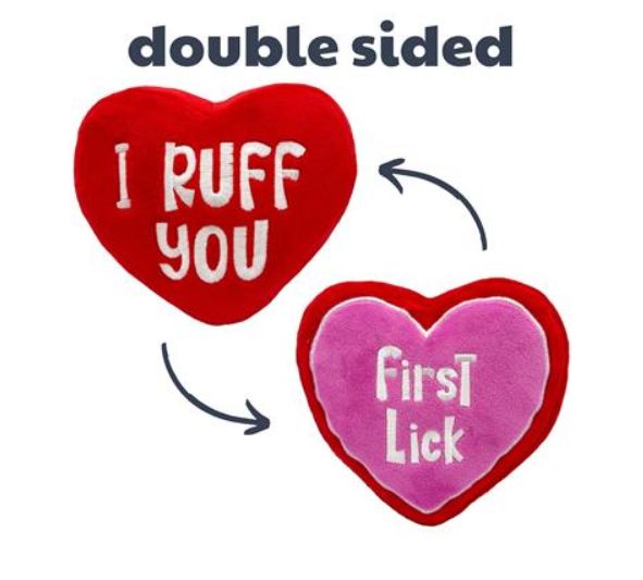 First Lick Heart Dog Toy LARGE