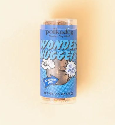 Polkadog Wonder Nuggets White Fish &amp; Kelp Mini Tube 2.5oz