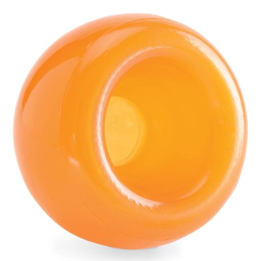 Planet Dog Orbee-Tuff Snoop Interactive Treat Dispensing Dog Toy  Orange  Large
