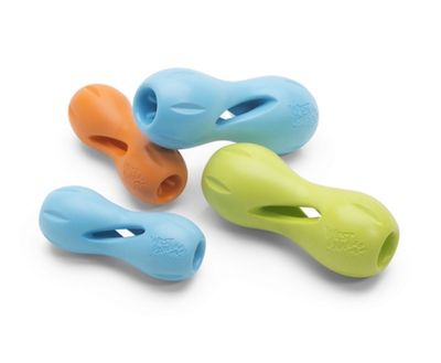 West Paw Zogoflex Qwizl Large 6.5  Dog Toy Aqua